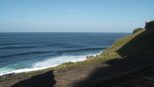 Azure Blue Caribbean Sea Off Puerto Rico Banner Towing Planes