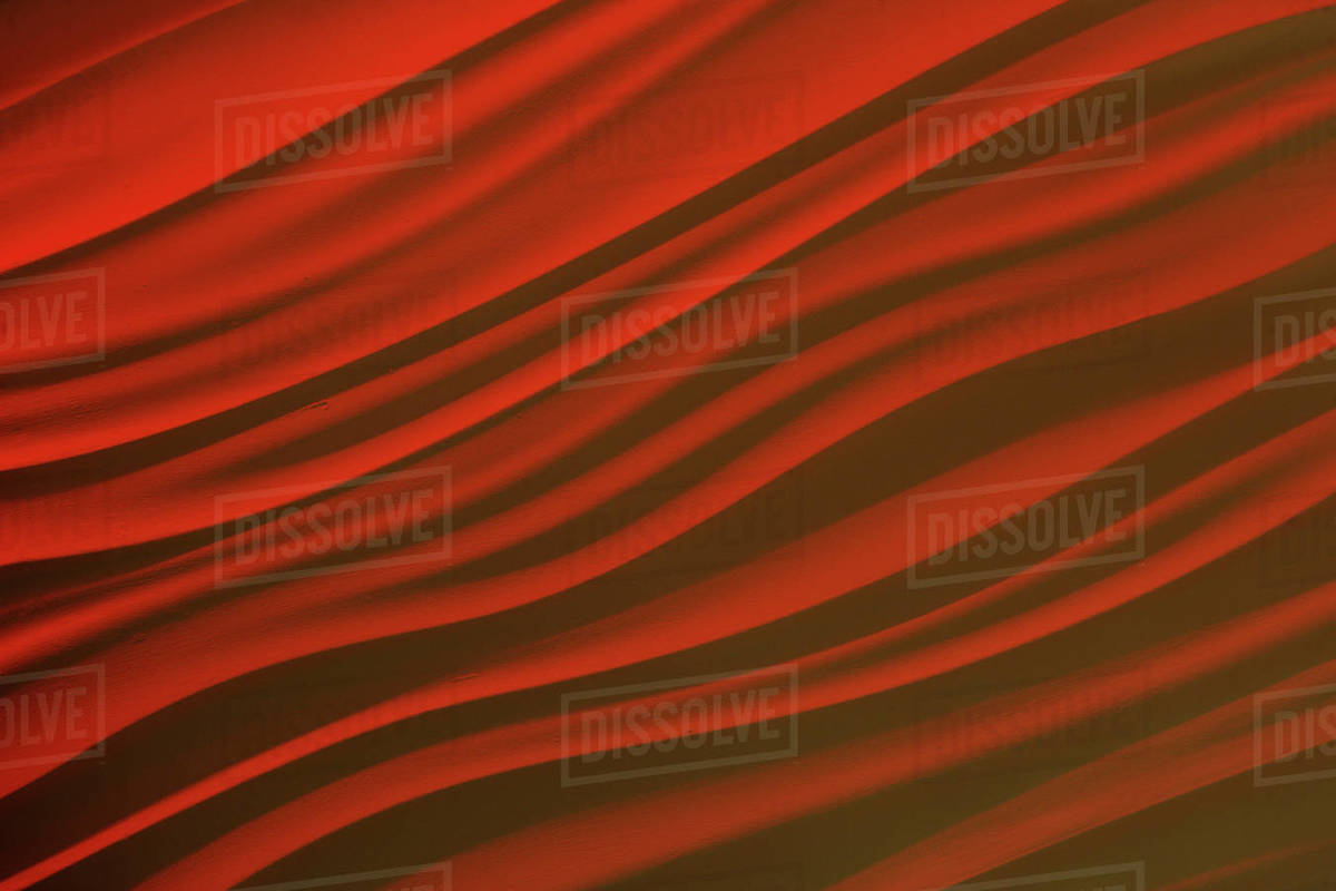 Rippled red fabric - Royalty-free Stock Photo | Dissolve