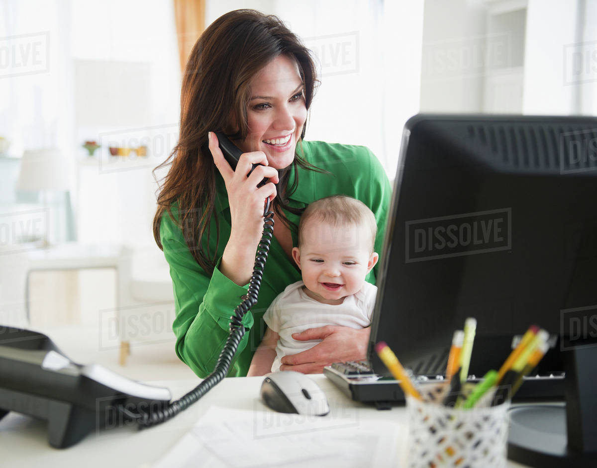 mother with baby daughter