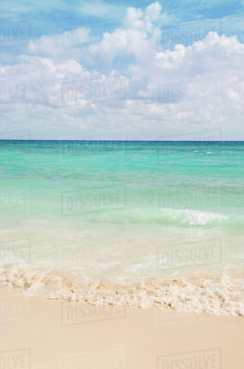 Mexico Playa Del Carmen Beach Stock Photo Dissolve Mexico Playa Del Carmen Beach
