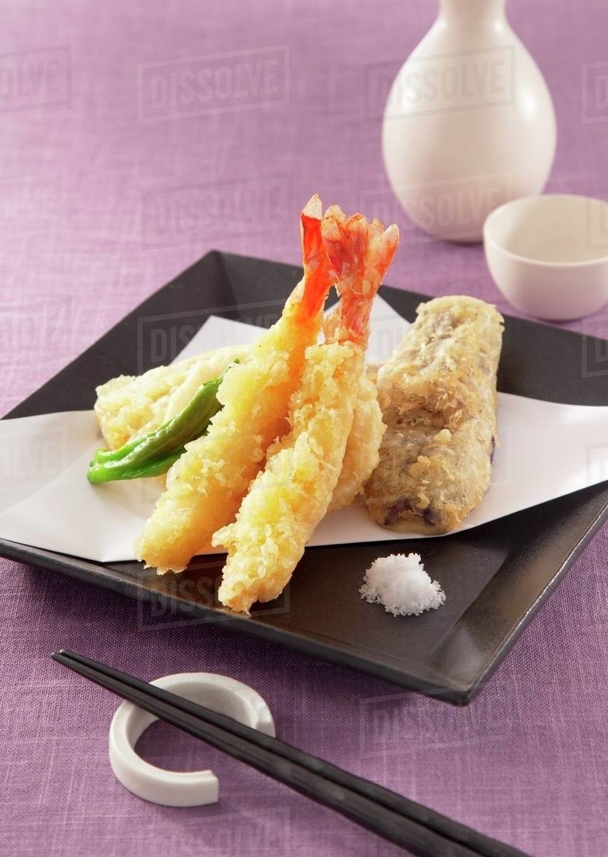 Assorted tempura Stock Photo Dissolve