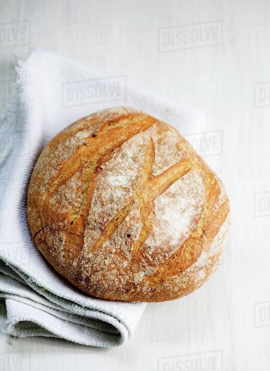 Boule (French white bread) Stock Photo Dissolve