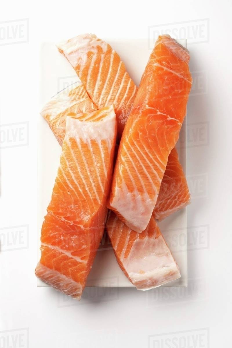 Uncooked Salmon Stock Photo Dissolve