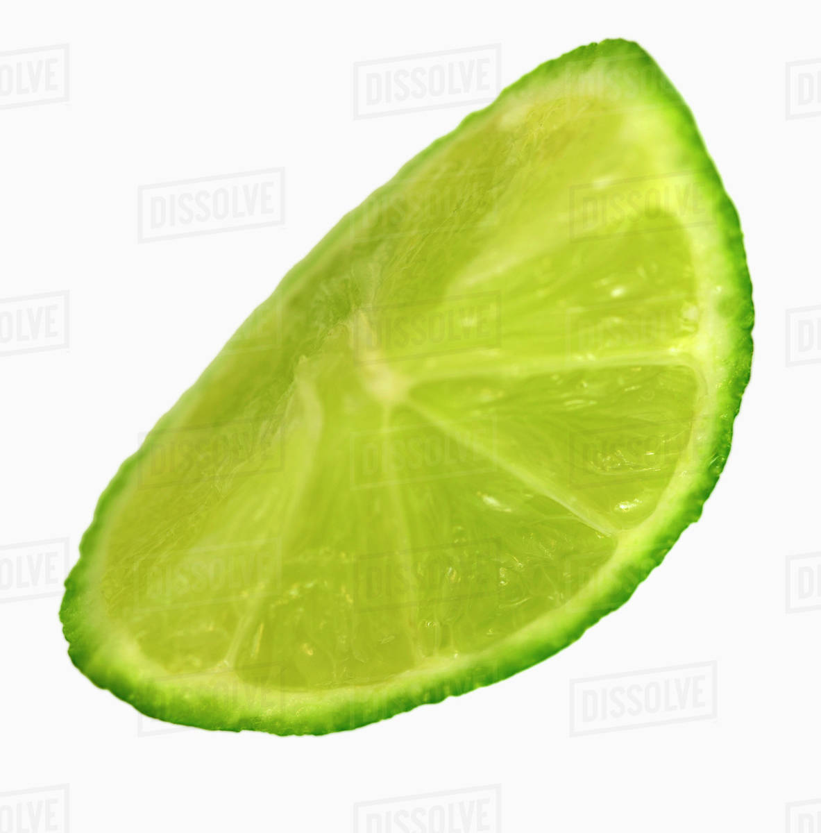 A lime wedge Stock Photo Dissolve