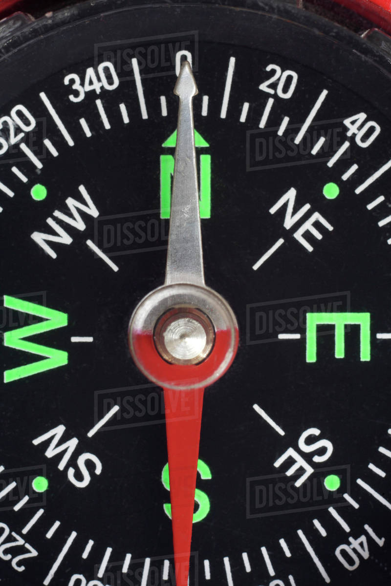 Compass, close-up - Stock Photo - Dissolve