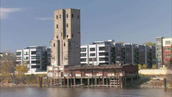 Low Income Neighborhood Brooklyn New York Stock Video Footage Locked Off Shot Of Buildings In Minnesota Rights Managed Stock Video