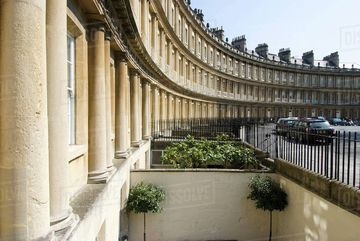 The Circus in Bath, Somerset Stock Photo Dissolve