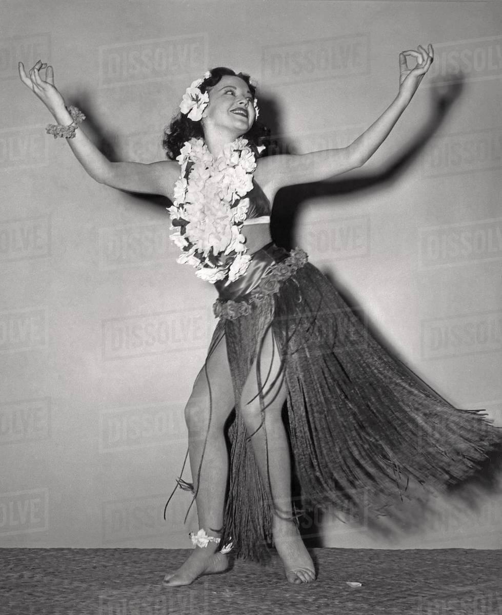 Portrait of a hula dancer Stock Photo Dissolve