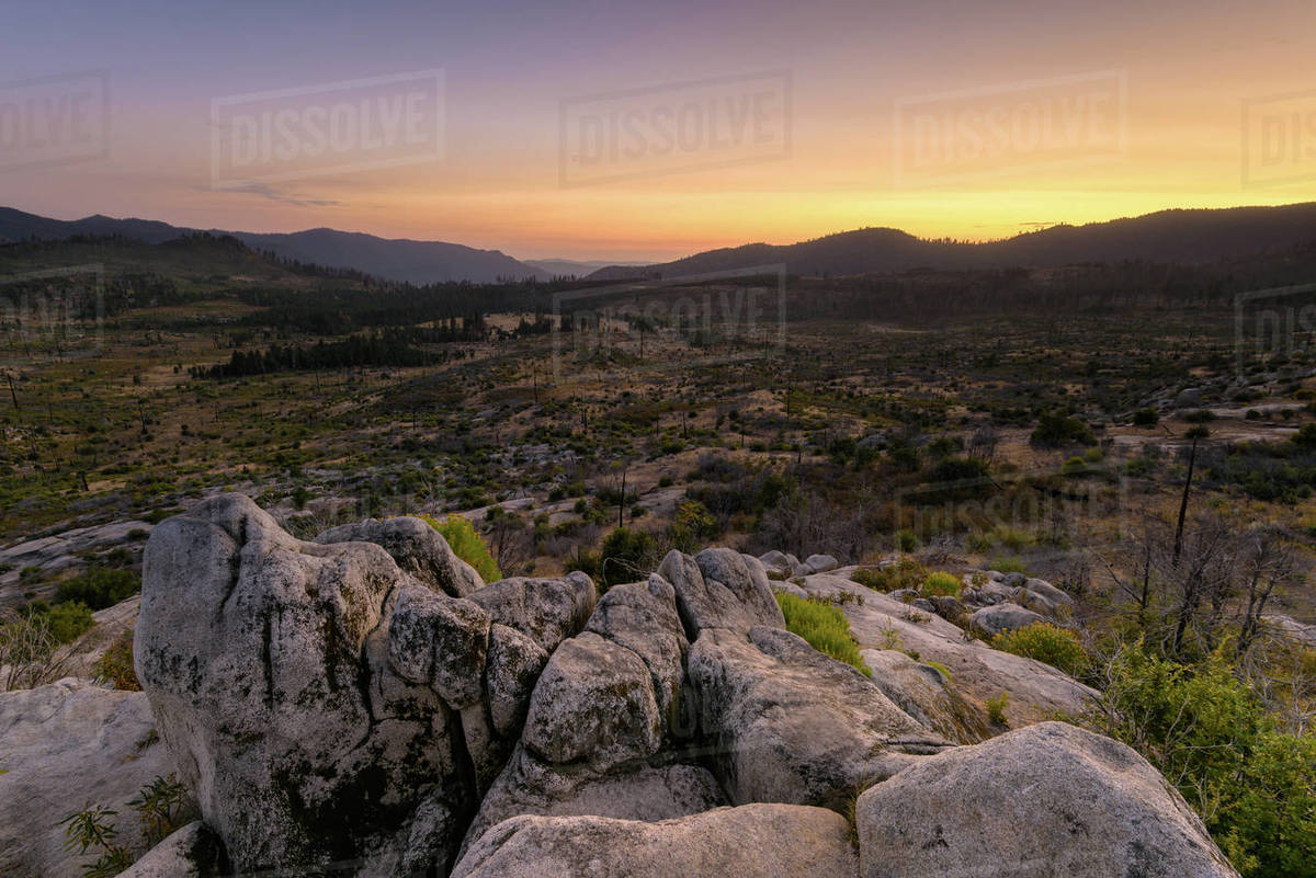 Big Oak Flat, Yosemite National Park, California, America, USA Stock