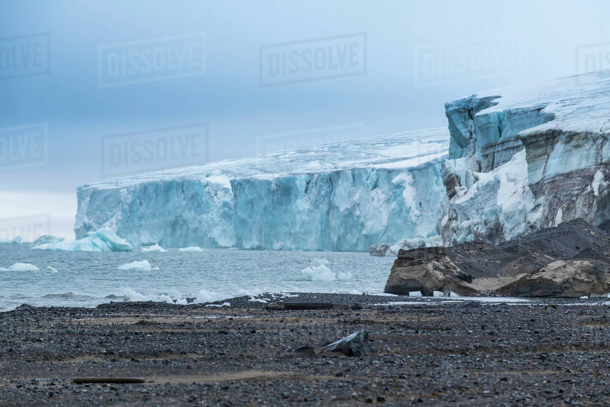 Champ Island, Franz Josef Land archipelago, Arkhangelsk Oblast, Arctic, Russia, Europe Stock
