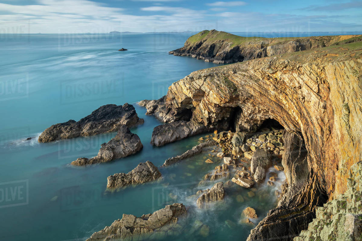 Clifftop vista from Martin's Haven, Pembrokeshire Coast National Park