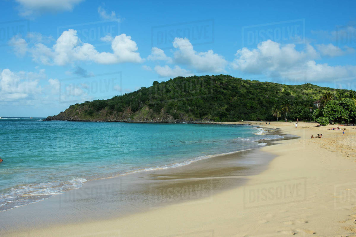 Happy Bay Beach, St. Martin, French territory, West Indies, Caribbean, Central America Stock