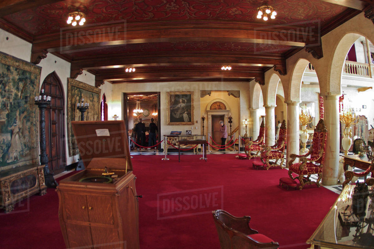 Interior Of Ca D Zan Mansion Home Of John Marble Ringling Sarasota Florida Stock Photo Dissolve