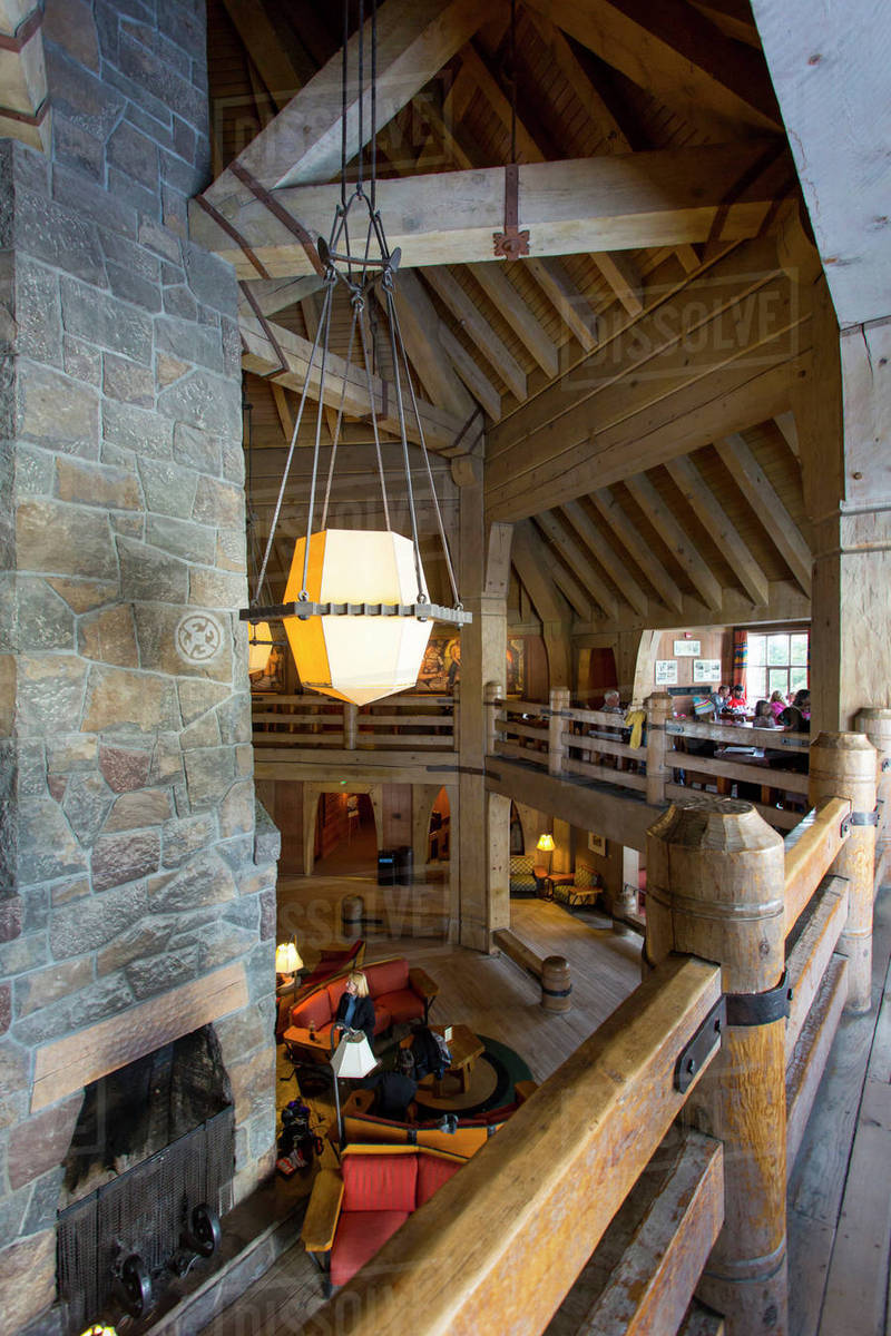 Interior Of Timberline Lodge On Mount Hood In The Cascade Mountains Interior Of Timberline Lodge On Mount Hood In The Cascade Mountains Oregon Usa