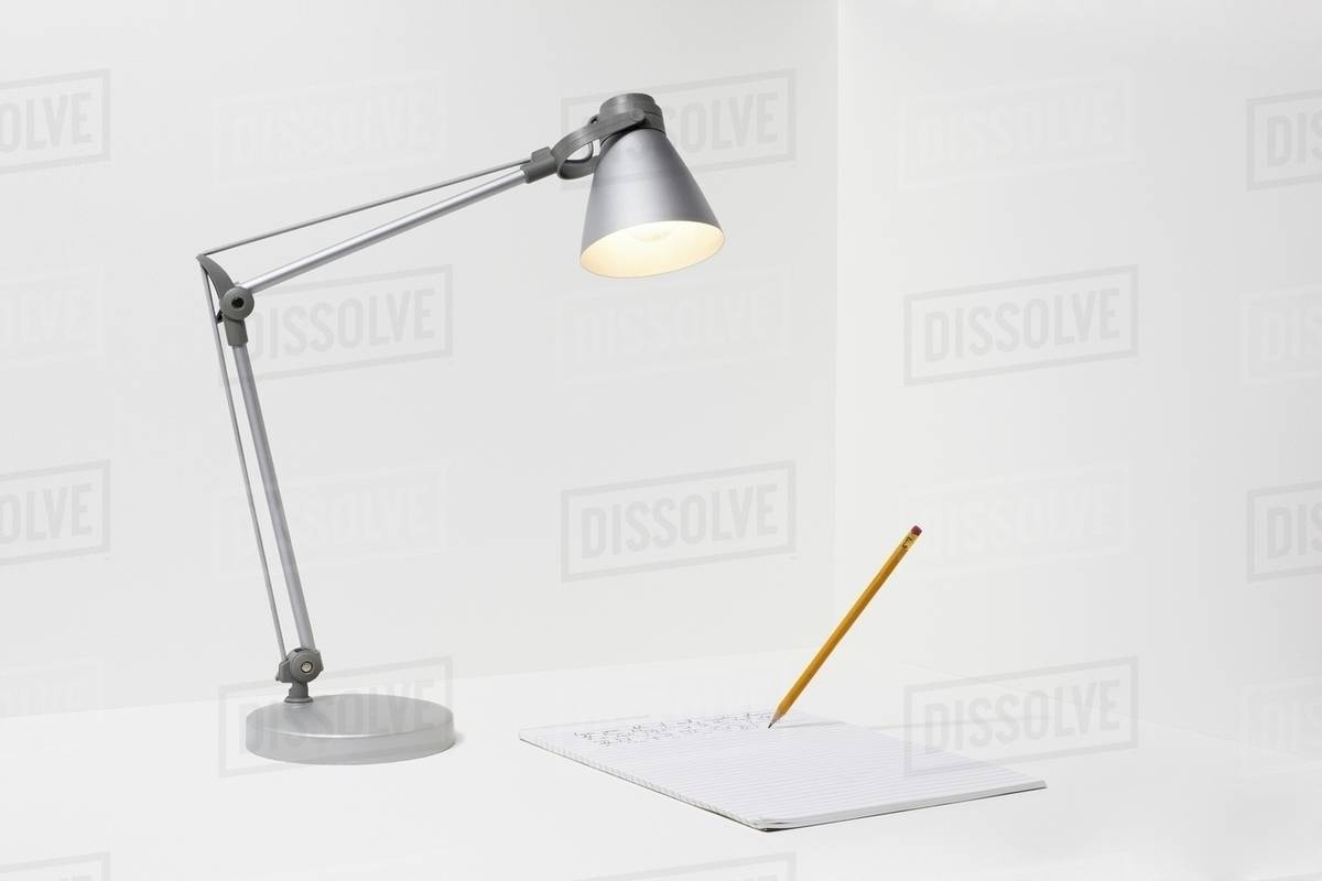 Lamp, pencil and paper - Royalty-free Stock Photo | Dissolve