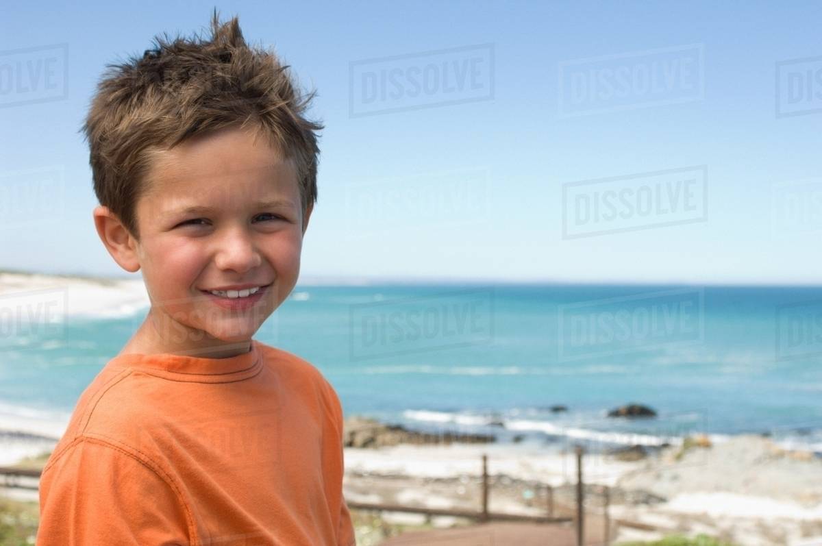 Boy at the seaside - Stock Photo - Dissolve