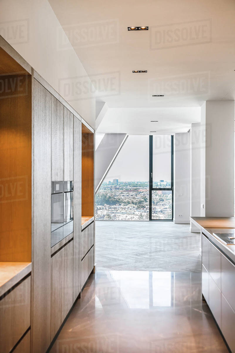 Picture of Light and Texture Create Drama in a Modern Urban Penthouse