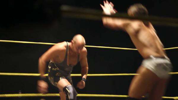 Clothesline Move Magnificent Pro Wrestling Match Sequence Boot In Corner And Clothesline Clothesline Move Magnificent Pro Wrestling Match Sequence Boot In Corner And Clothesline