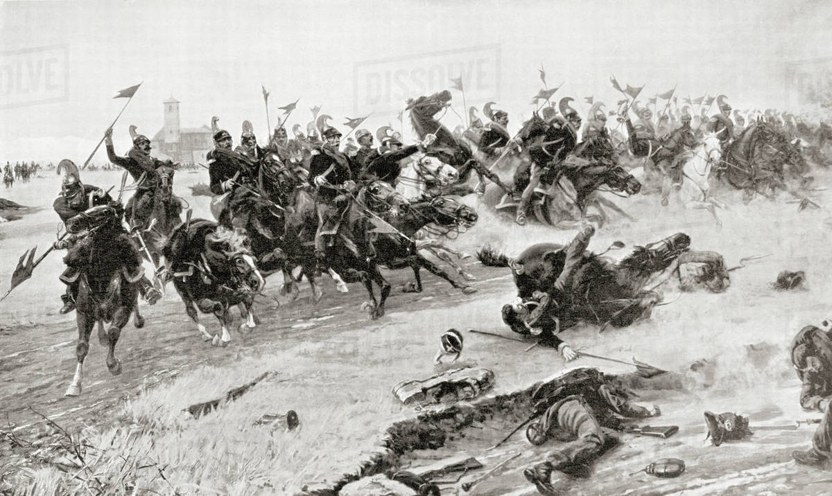 cavalry charge at the