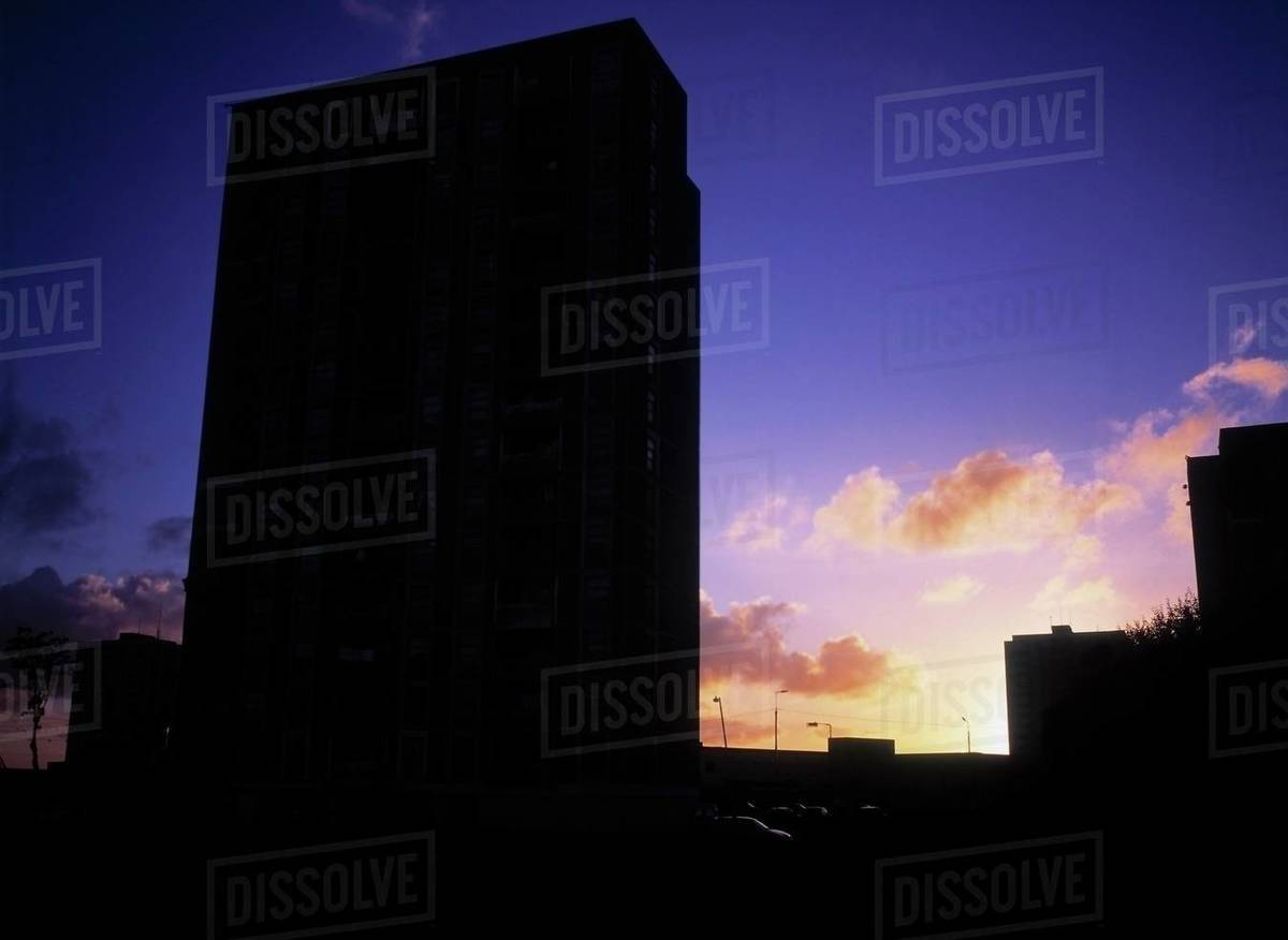 Ballymun Flats, Dublin, Ireland Stock Photo Dissolve