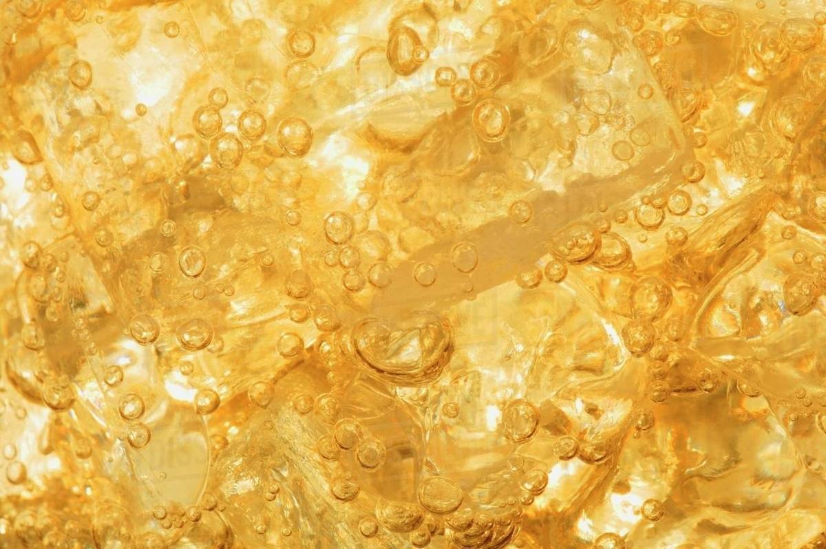 A Liquid Yellow Background Stock Photo Dissolve