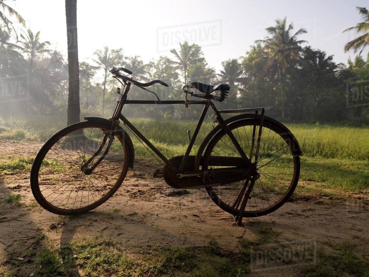 Bicycle, Kerala, India Stock Photo Dissolve