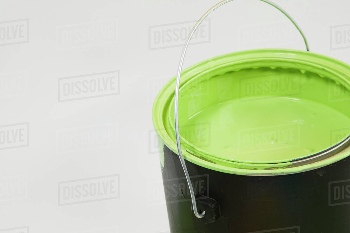 Open Can Of Paint Stock Photo Dissolve