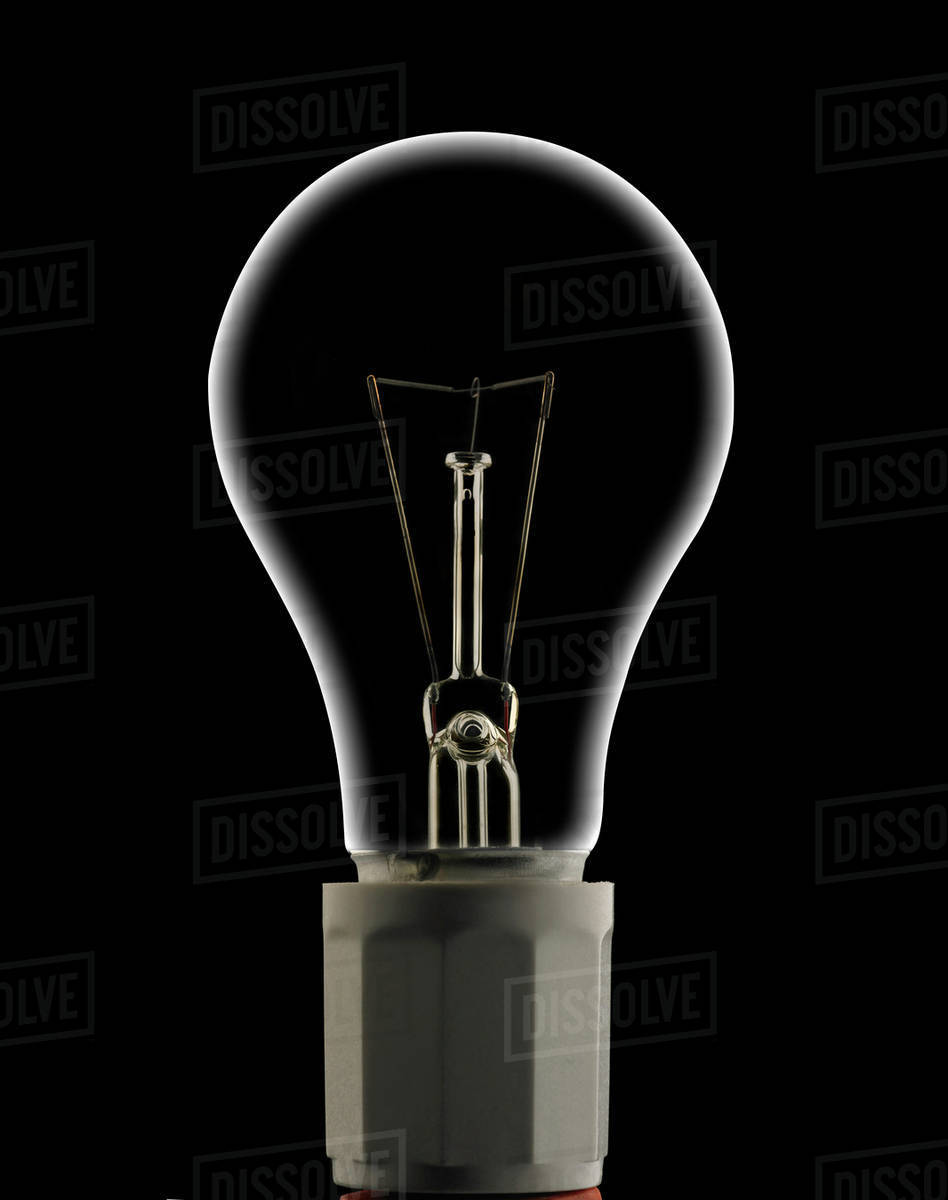 Dead Light Bulb Stock Photo Dissolve