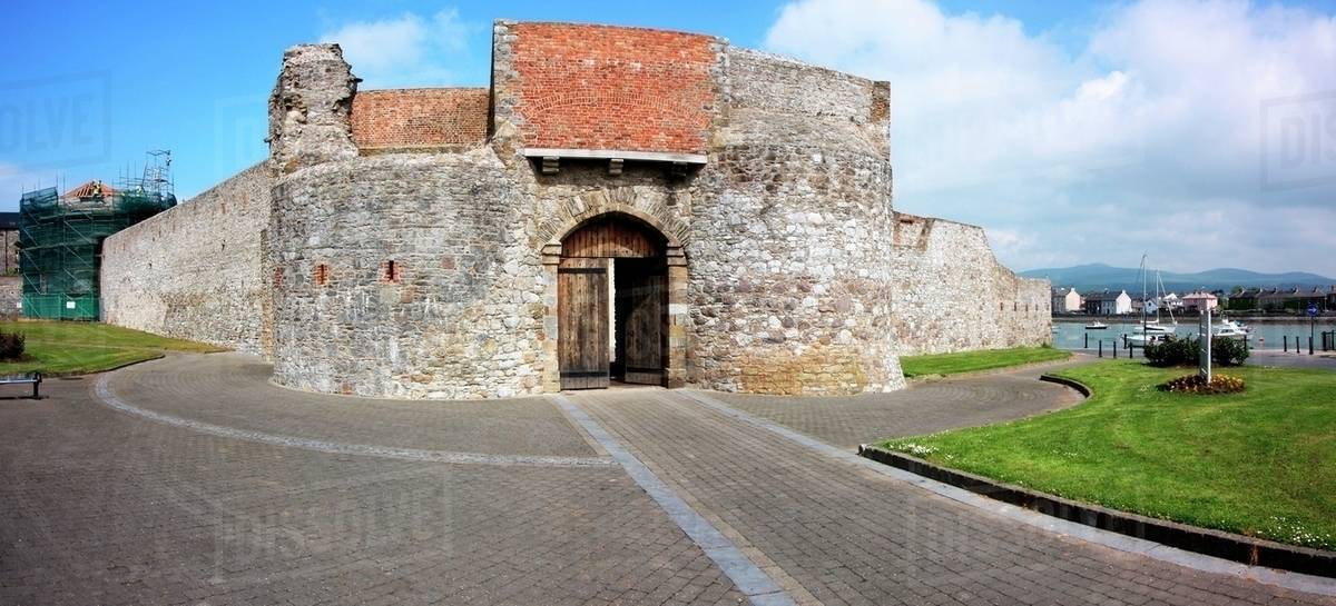 Dungarvan Castle, Dungarvan, County Waterford, Ireland Stock Photo