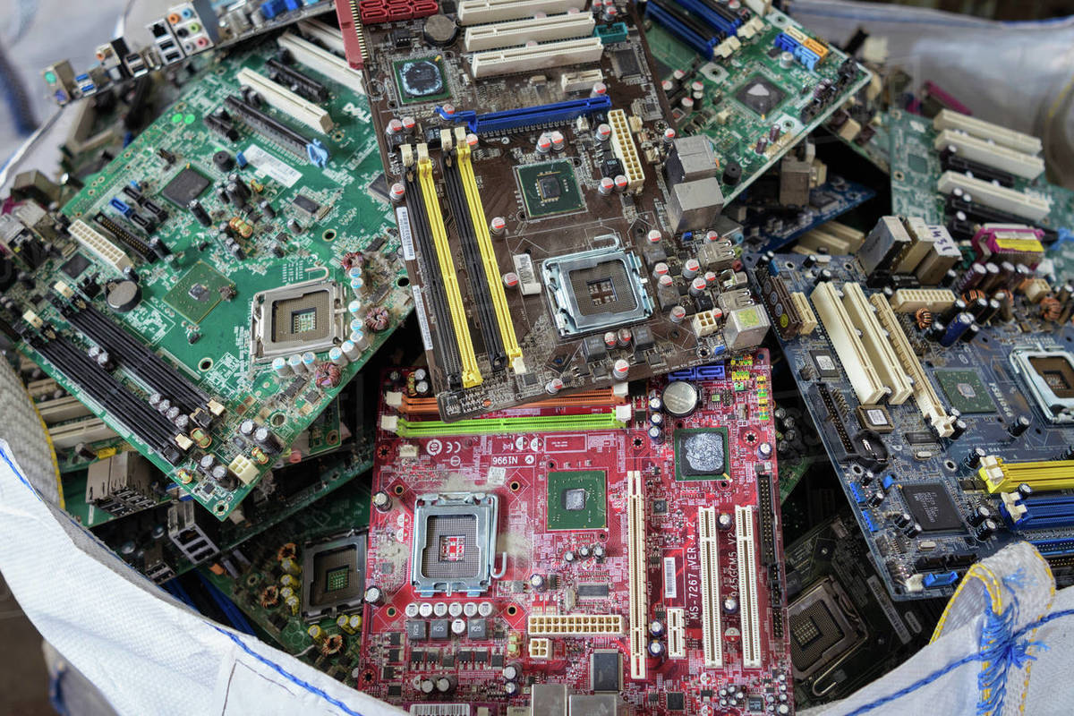 Computer Circuit Main Board Royalty Free Stock Photography Image