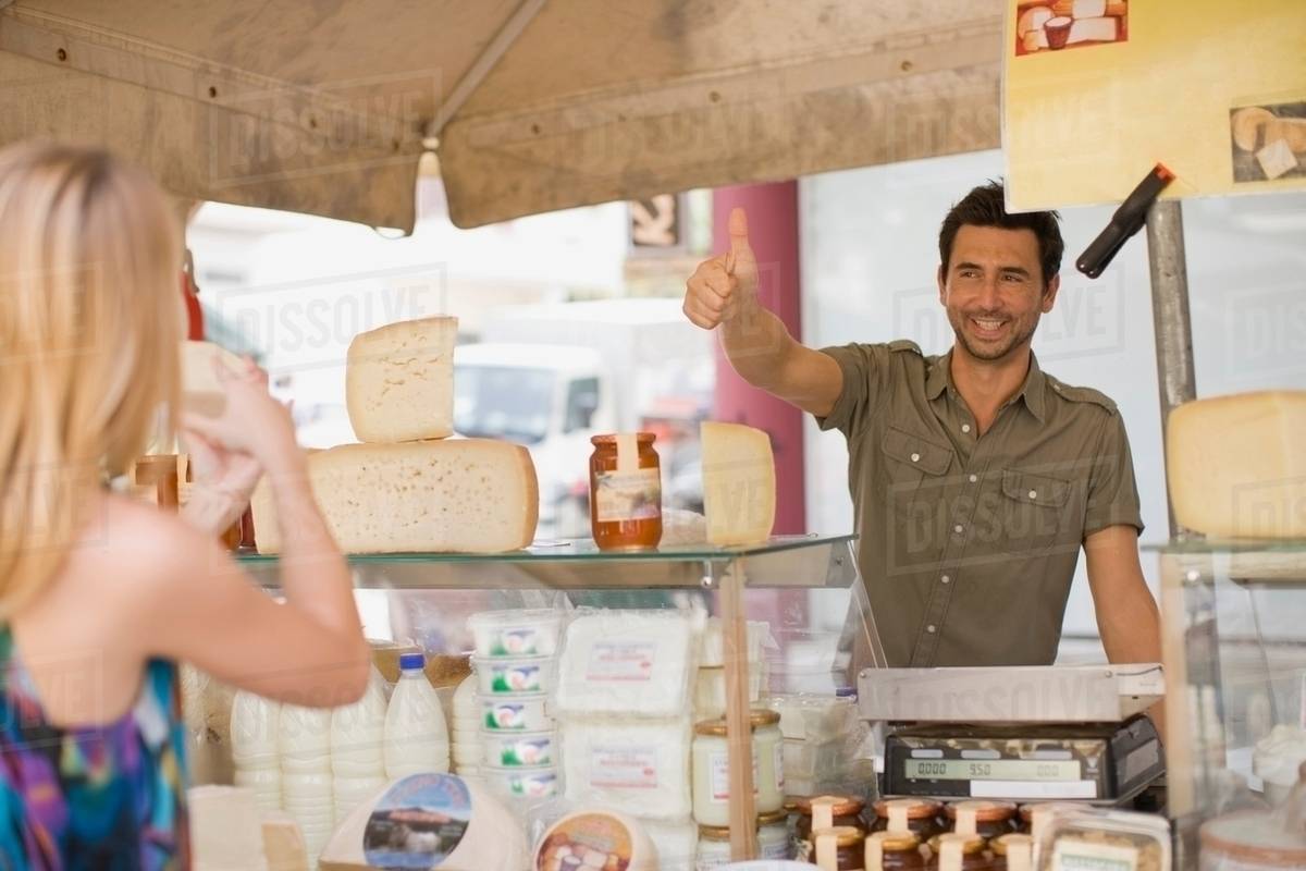 Man Selling Dairy Products Stock Photo Dissolve Man Selling Dairy Products Stock Photo Dissolve