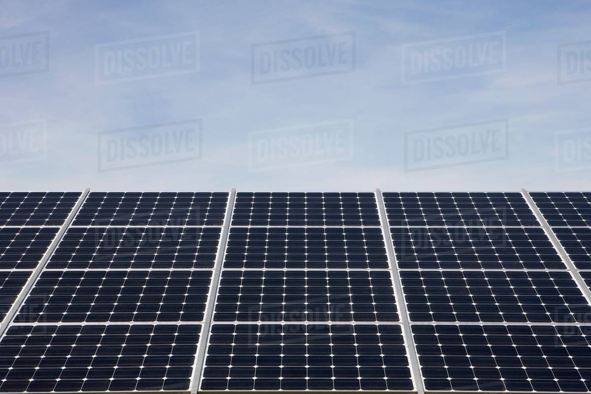 Solar panel Stock Photo Dissolve