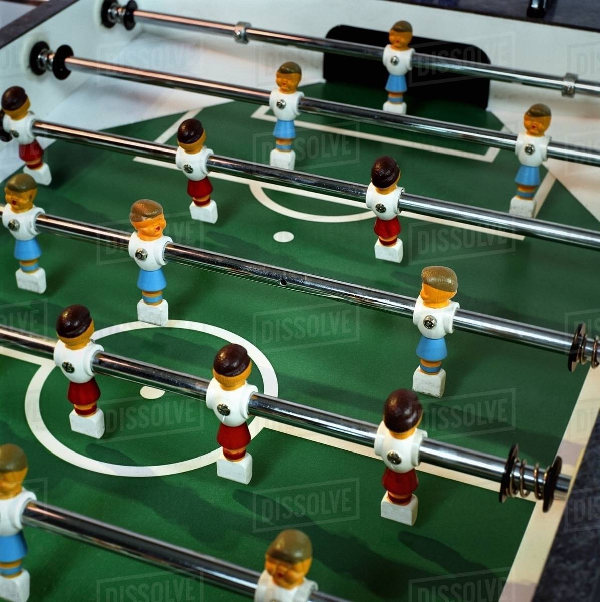 Fussball table, tabletop football/ soccer Stock Photo Dissolve