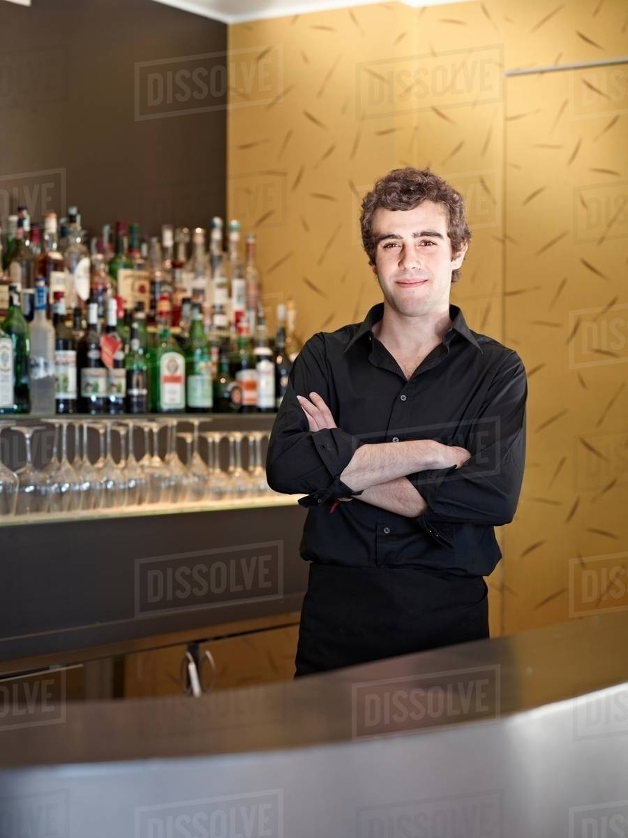 Bar Tender Stock Photo Dissolve