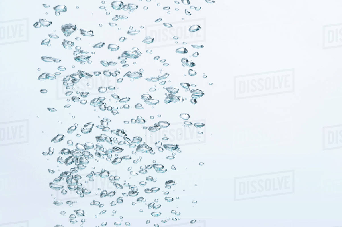 Air bubbles in water Stock Photo Dissolve
