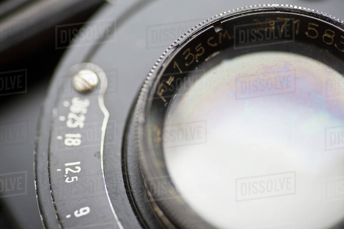 Camera lens, closeup Stock Photo Dissolve